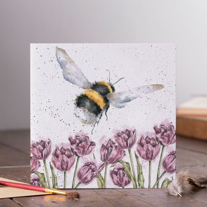 Wrendale Designs "Flight of the Bumblebee" Bee Card